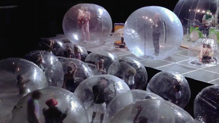The Flaming Lips Perform Isolation Concert, Literally in a Bubble!
