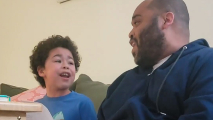 Father and son's adorable cover of Queen's 'Don’t Stop Me Now'