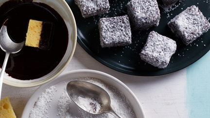 Allyson Gofton shares her super easy liquor-infused mini lamingtons recipe