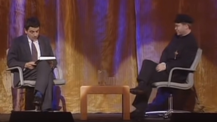 WATCH: The hilarious 1991 video of Rowan Atkinson interviewing Sir Elton John