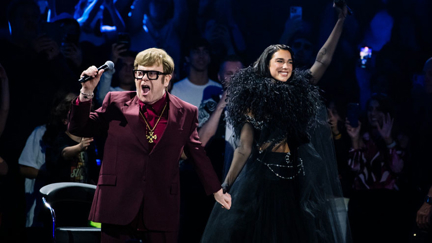 Watch Elton John and Dua Lipa's surprise 'Cold Heart' duet