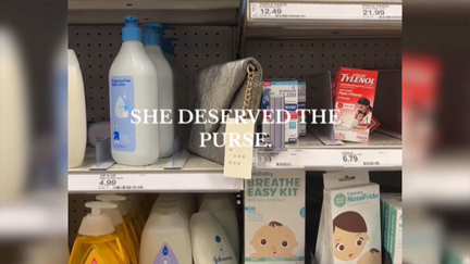 'She deserved the purse': Mum's anonymous act of kindness goes viral