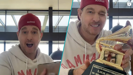 Michael Bublé's Grammy arrives in the mail 3 months after winning it