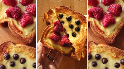 Woman goes viral with her super quick and easy three-ingredient recipe for Custard Toast