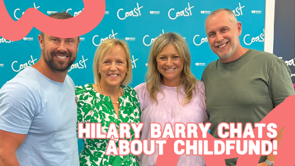 Coast Breakfast Talks ChildFund Water Run with Hilary Barry