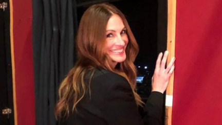 Julia Roberts hilariously supports George Clooney at Kennedy Center Honours by wearing him as a dress