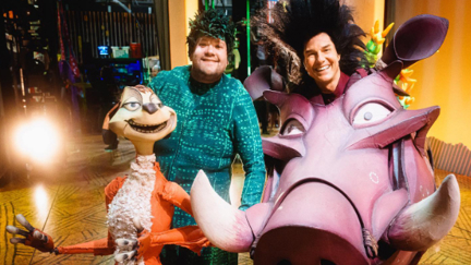 Tom Cruise and James Corden reunite to gatecrash Lion King Musical