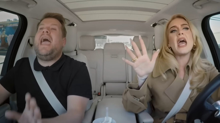 Adele joins James Corden for last ever Carpool Karaoke