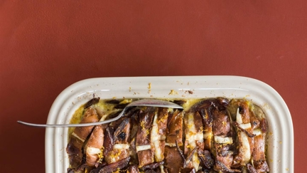 Resurrect your hot cross buns with this custardy bread pudding