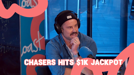 Sam wins on The Chasers — trivia jackpot now at $1,000