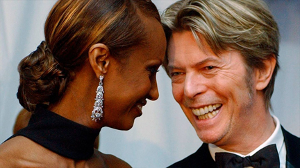 Iman shares previously unseen painting by David Bowie
