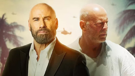 Bruce Willis and John Travolta reunite onscreen in trailer for one of Willis' final film's 'Paradise City'