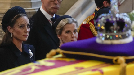Princess Kate pays sweet tribute to Queen Elizabeth II as the monarch made her final journey to Westminster Hall