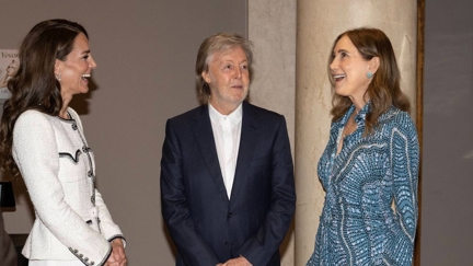 Princess Kate and Sir Paul McCartney’s inside joke during re-opening of the National Portrait Gallery