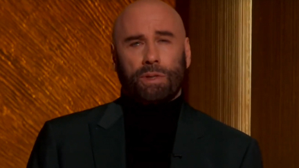 John Travolta pays tearful tribute to Grease co-star Olivia Newton-John at the Oscars
