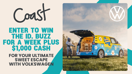 Win a sweet escape in the VW ID.Buzz