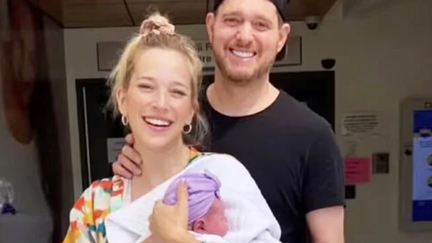Michael Bublé's wife shares heartwarming behind-the-scenes video of the day their daughter was born