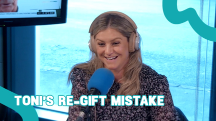 Toni had to find a way around her re-gift mistake