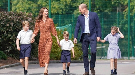 Kate Middleton shares new birthday photo of Prince William with George, Charlotte and Louis