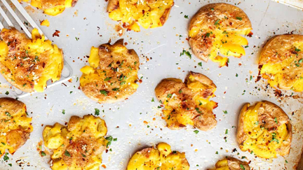 These viral smashed potatoes are a guaranteed crowd-pleaser